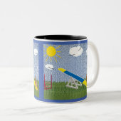 アジリティストップ- S on the Teter ツートーンマグカップ (正面右)