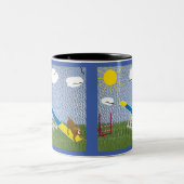 アジリティストップ- S on the Teter ツートーンマグカップ (中央)