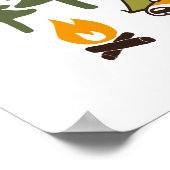 アジリティドッグキュートコリ縁どーキャンカスタムプ ポスター (角)