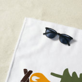 アジリティドッグキュートコリ縁どーキャンプ ビーチタオル (インサイチュ)