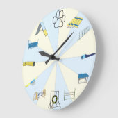 アジリティ時計 ラージ壁時計 (傾斜)