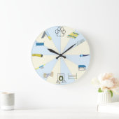 アジリティ時計 ラージ壁時計 (ホーム)