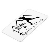 アジリティ犬マグネット – カタホラ マグネット (左側)