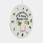 アジリティ – ゼロポイントスヌーカークラブメタルオーナメント メタルオーナメント (正面右)