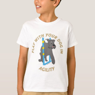 アジリ遊ティ-シュナウザー Tシャツ
