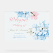 アジレスパステル開花 アクリルサイン (正面)