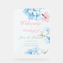 アジレスパステル開花 アクリルサイン