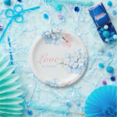 アジレスパステル開花 ペーパープレート (パーティー)