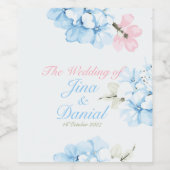 アジレスパステル開花 ワインラベル (シングルラベル)