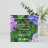 アジロウの花冠（ブライダル）の招待 招待状 (スタンド正面)