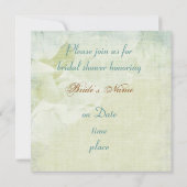 アジロブライダルシャワー招待状 招待状 (裏面)