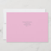 アジロ結婚式招待状 招待状 (裏面)