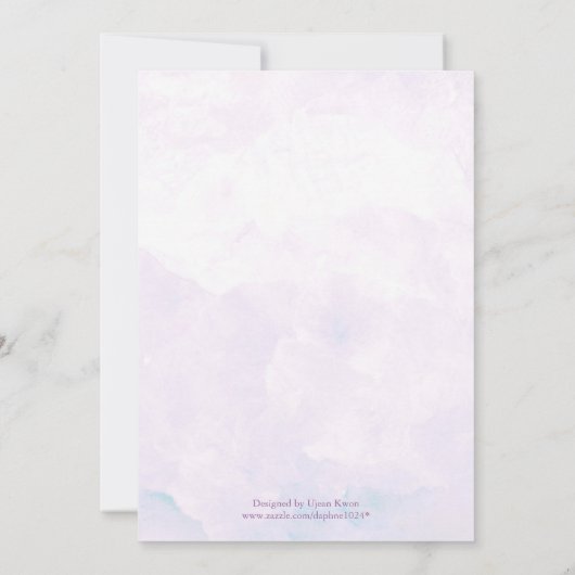 アジロ結婚式招待状 招待状 (裏面)