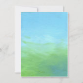 アジロ絵画イのブライダルシャワー招待状 招待状 (裏面)