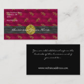 アジ中国のアパターン（の模様が）あるの名刺 名刺 (正面/裏面)