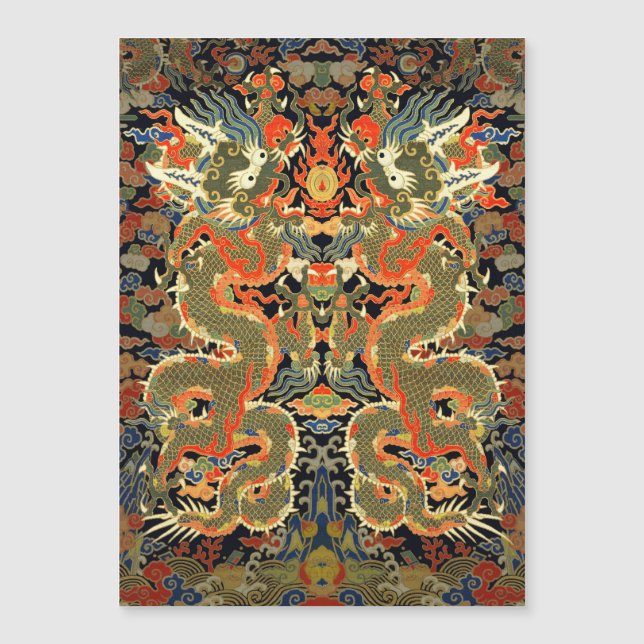 アジ中国のア・ドラゴンカラフルアート (正面)