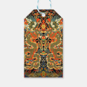 アジ中国のア・ドラゴンカラフルアート ギフトタグ (正面)