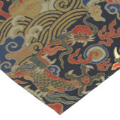 アジ中国のア・ドラゴンカラフルアート ショートテーブルランナー (コーナー)