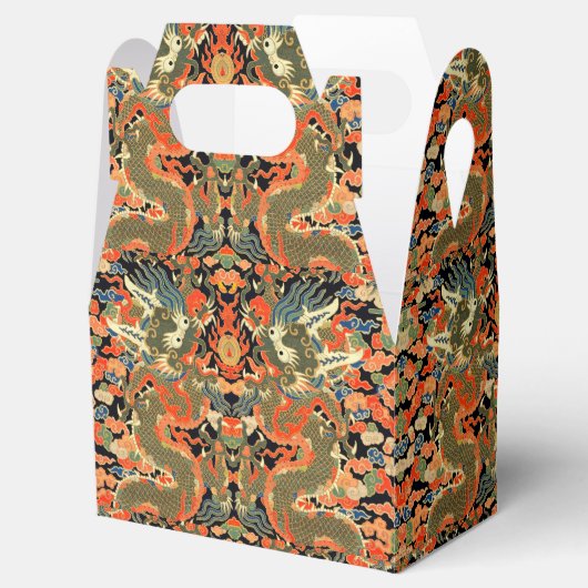 アジ中国のア・ドラゴンカラフルアート フェイバーボックス (オープン)