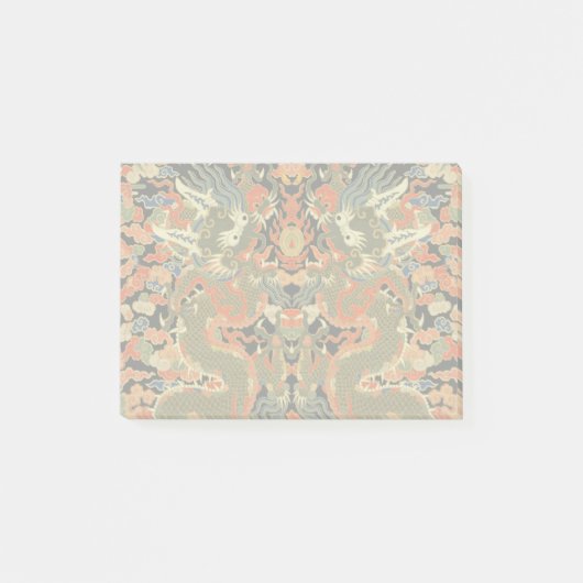 アジ中国のア・ドラゴンカラフルアート ポストイット (正面)