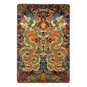 アジ中国のア・ドラゴンカラフルアート ミニクリップボード (裏面)