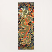 アジ中国のア・ドラゴンカラフルアート ヨガマット (裏面)