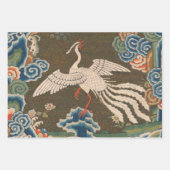 アジ中国のア・ドラゴンカラフルアート ラッピングペーパーシート (正面3)