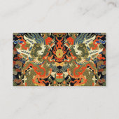 アジ中国のア・ドラゴンカラフルアート 名刺 (裏面)