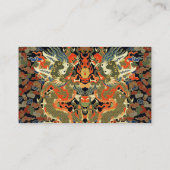 アジ中国のア・ドラゴンカラフルアート 名刺 (裏面)