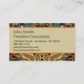 アジ中国のア・ドラゴンカラフルアート 名刺 (正面)