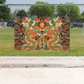 アジ中国のア・ドラゴンカラフルアート 横断幕 (インサイチュ)