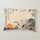 アジ伝統的ア絵画:クラシックアート。 アクセントクッション (裏面)