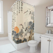 アジ伝統的ア絵画:クラシックアート。 シャワーカーテン (インサイチュ)