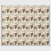 アジ伝統的ア絵画:クラシックアート。 ラッピングペーパー (フラット)