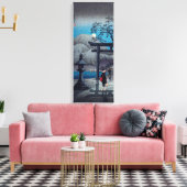 アジ日本のアアート箱根湖の月光 キャンバスプリント (インサイチュ (リビング))