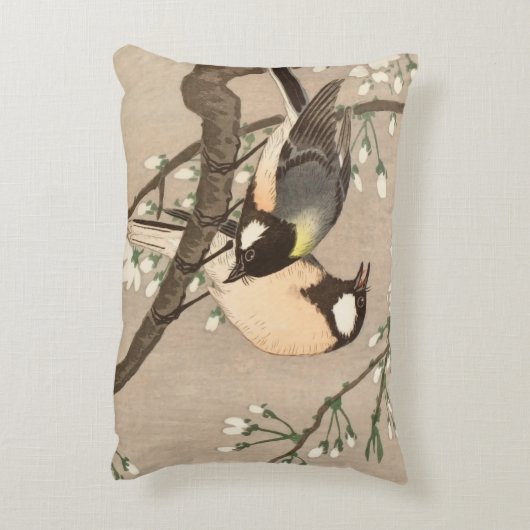 アジ日本のアンコソンバード《鳥》アメリカゴガラソンバード アクセントクッション (裏面(縦))