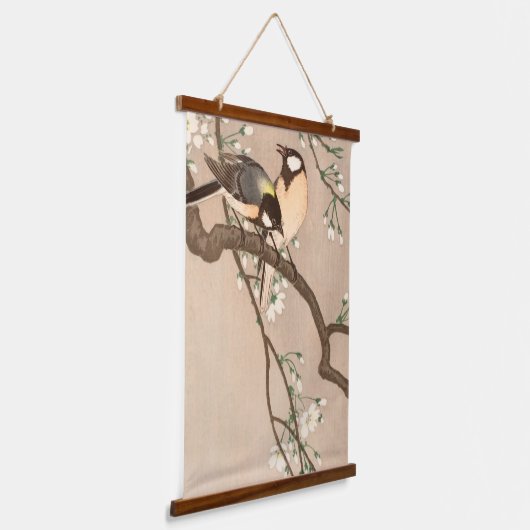 アジ日本のアンコソンバード《鳥》アメリカゴガラソンバード 吊り下げ型タペストリー (傾斜あり)