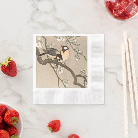 アジ日本のアンコソンバード《鳥》アメリカゴガラソンバード 縁ありカクテルナプキン (インサイチュ)