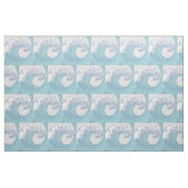 アジ日本のアンサーフウェーブアート海アート ファブリック (ファットクウォーター)