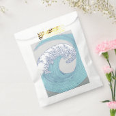 アジ日本のアンサーフウェーブアート海アート フェイバーバッグ (封をした状態)