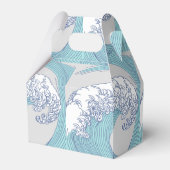 アジ日本のアンサーフウェーブアート海アート フェイバーボックス (裏面サイド)