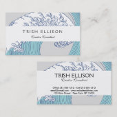 アジ日本のアンサーフウェーブアート海アート 名刺 (正面/裏面)