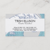 アジ日本のアンサーフウェーブアート海アート 名刺 (裏面)