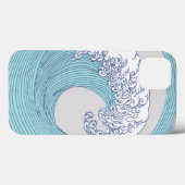 アジ日本のアンサーフウェーブアート海アート Case-Mate iPhoneケース (裏面 (横))