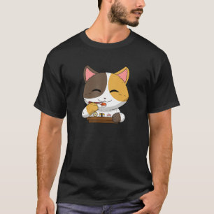 アジ日本のア料理寿司Suhsi猫ペットCa Tシャツ