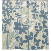 アジ日本のア青葉花 シャワーカーテン (正面)