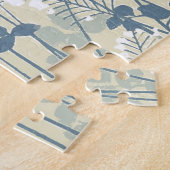 アジ日本のア青葉花 ジグソーパズル (側面)