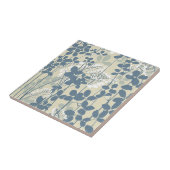 アジ日本のア青葉花 タイル (側面)