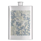 アジ日本のア青葉花 フラスク (正面)
