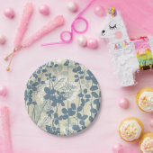 アジ日本のア青葉花 ペーパープレート (パーティー)